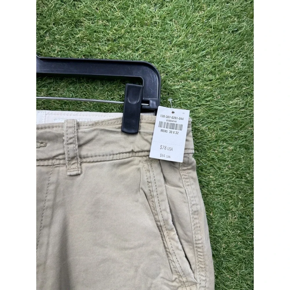Abercrombie & Fitch Chino Pants Men 30x32 Khaki Super Slim Fit Stretch Tan NWT
